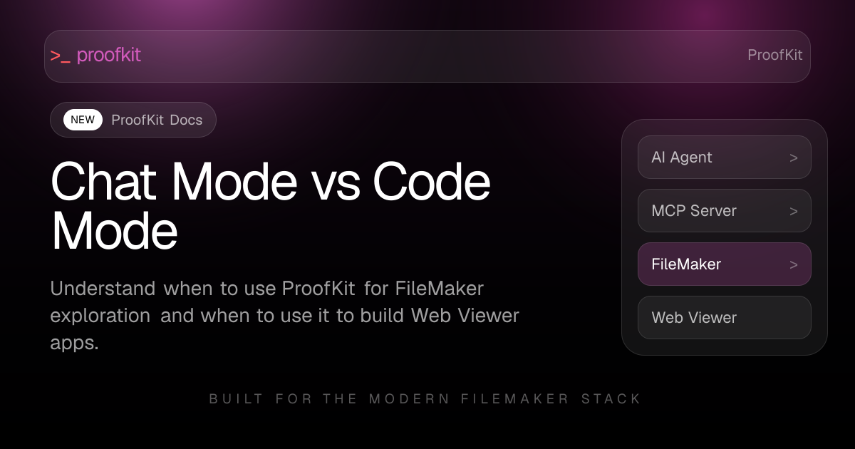 Chat Mode vs Code Mode