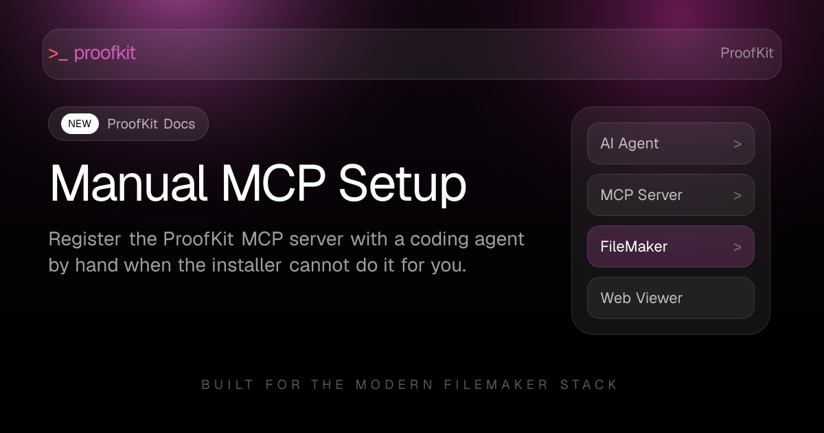 Manual MCP Setup