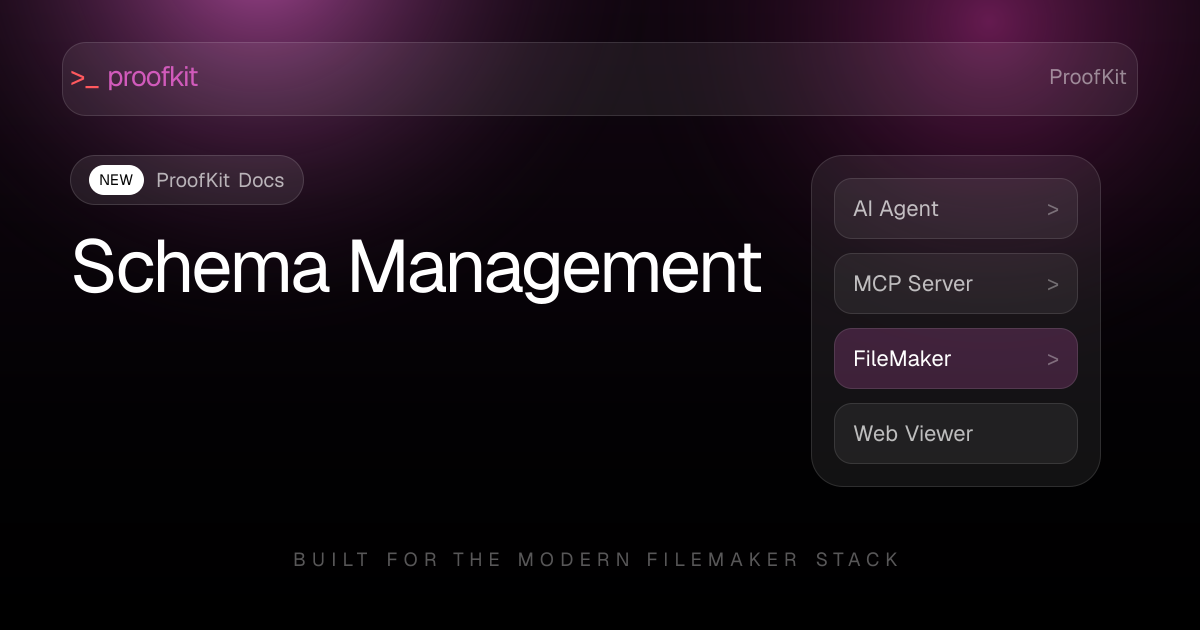 Schema Management
