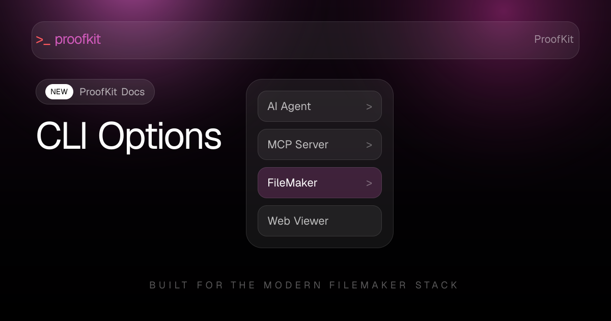 CLI Options