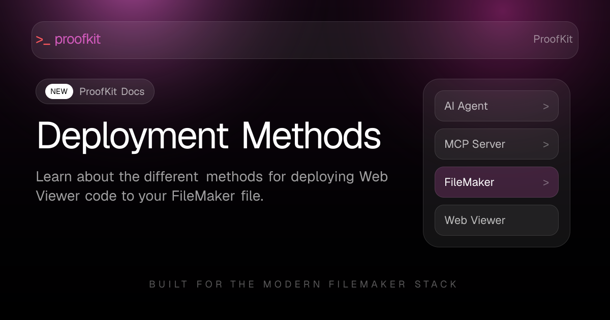 Deployment Methods