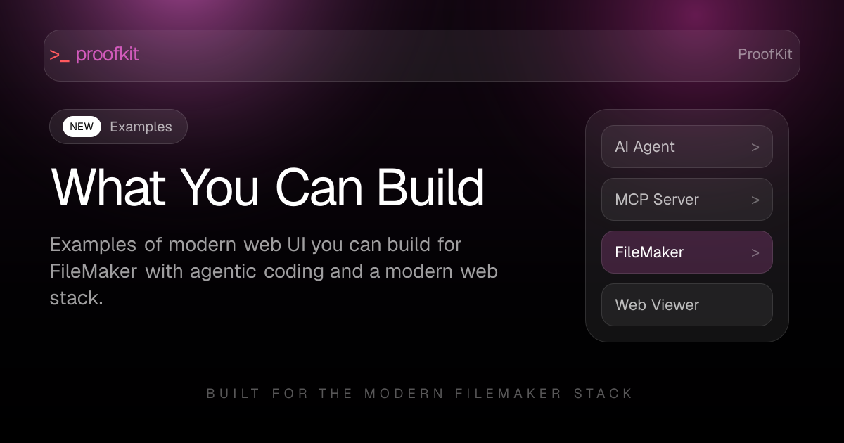 What You Can Build